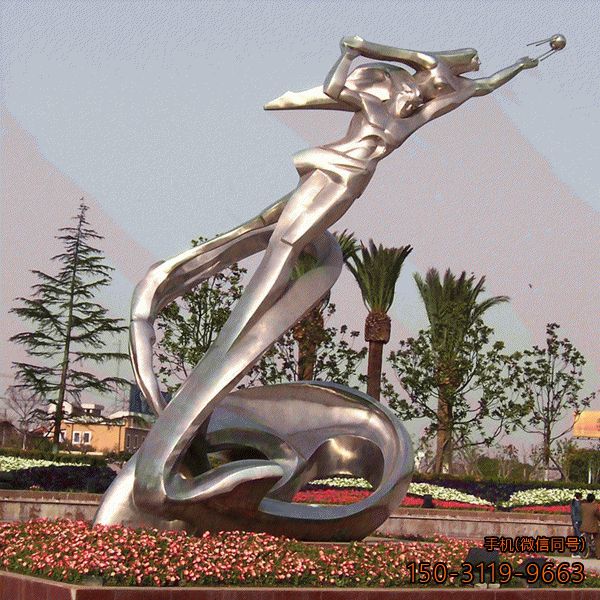 飛舞_不銹鋼男女舞動旋律