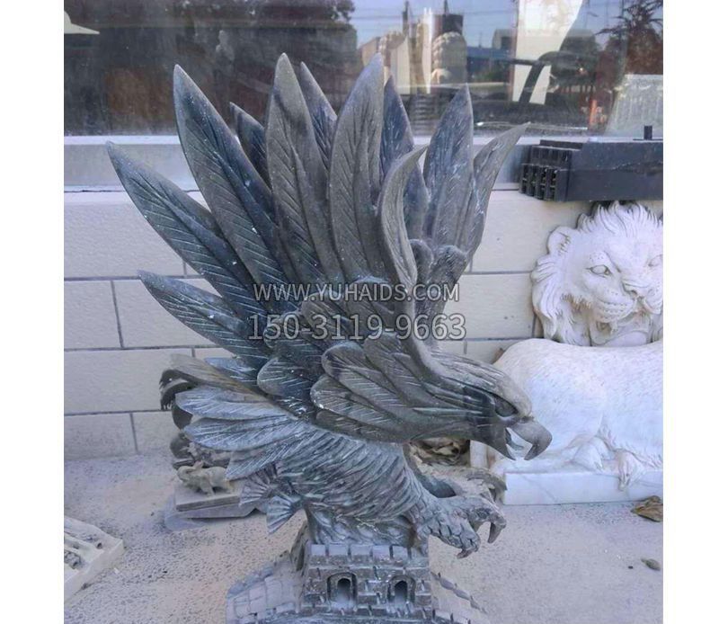 動物雄鷹石雕 動物雄鷹石雕