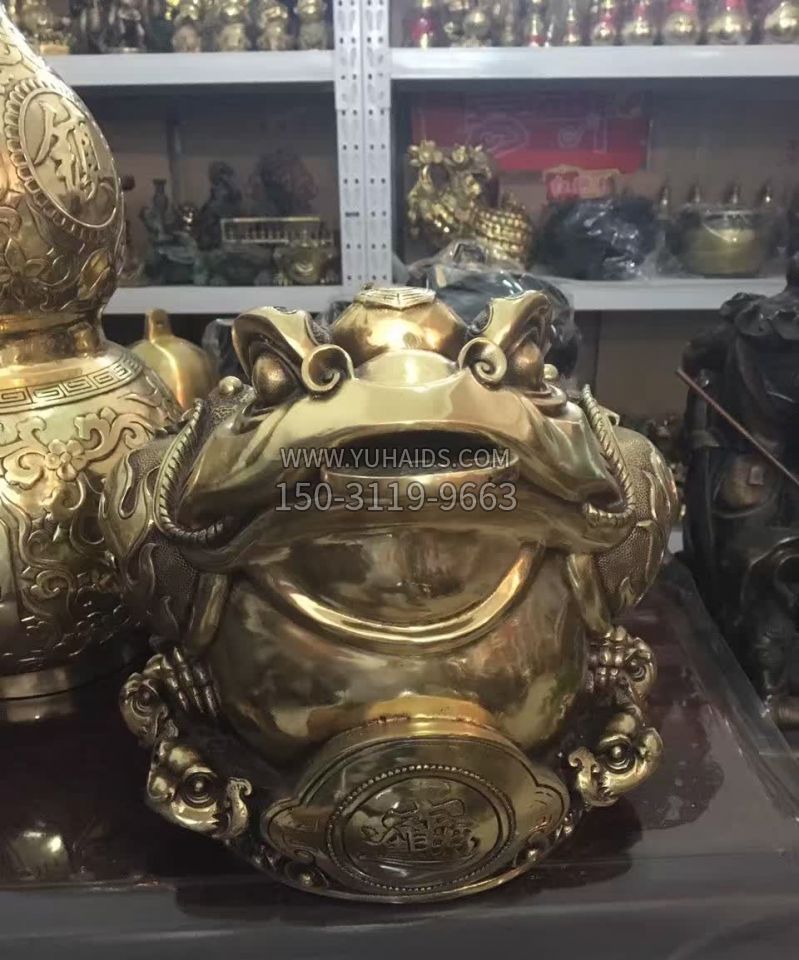 招財金蟾銅雕 招財金蟾銅雕