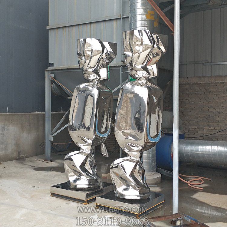 景區戶外園林不銹鋼抽象景觀擺件雕塑
