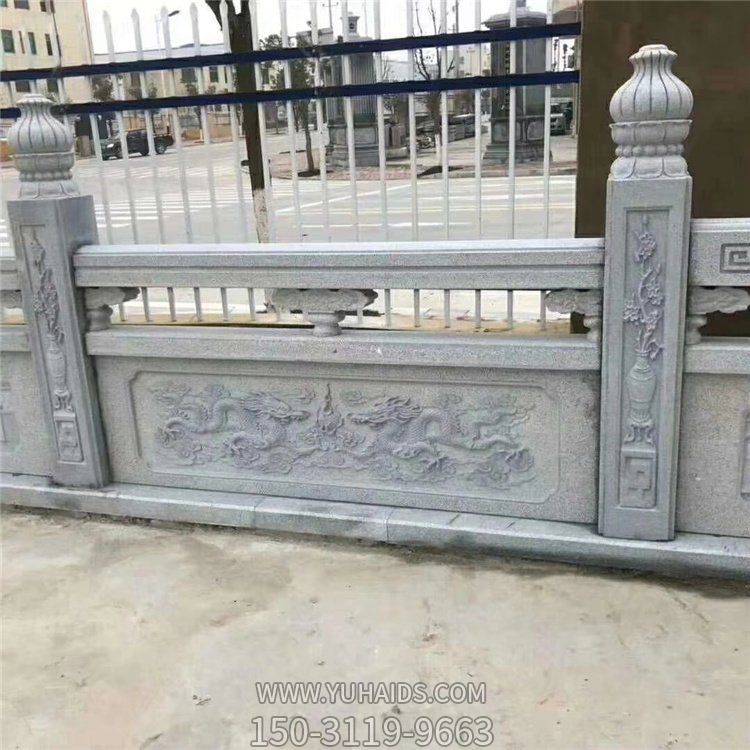 大理石石雕戶(hù)外園林景觀欄桿欄板雕塑