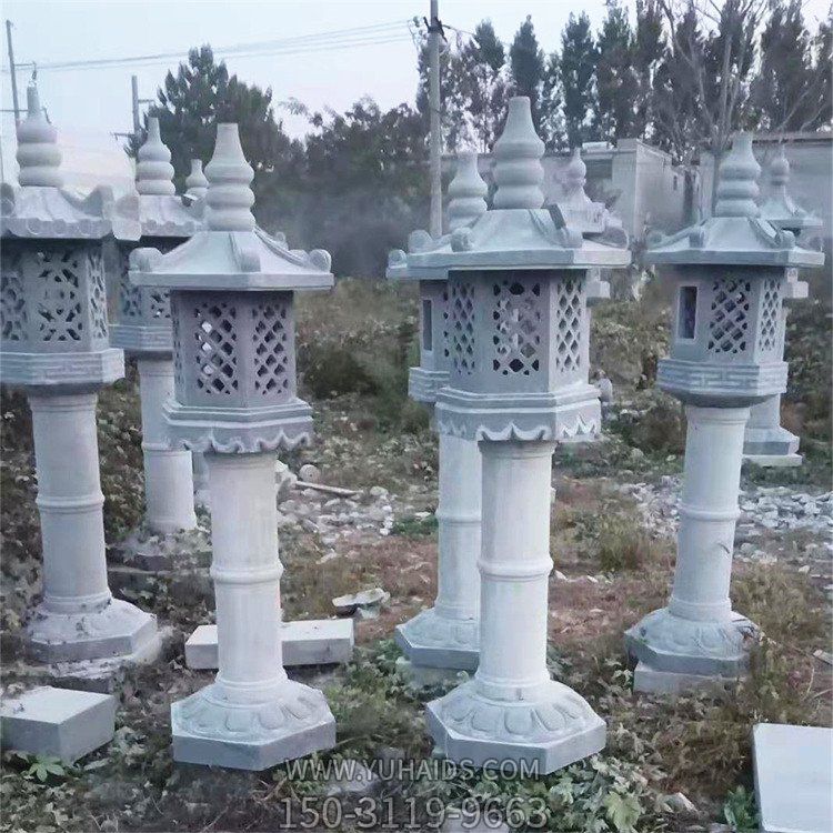 寺廟景觀石燈 中式仿古大理石雕燈塔 戶外照明石燈籠 雕塑