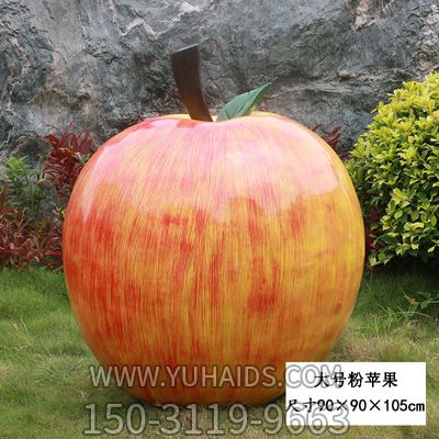 農(nóng)場(chǎng)大型戶(hù)外仿真植物玻璃鋼水果雕塑