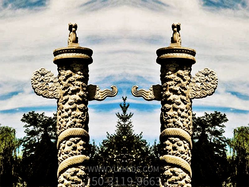 石雕龍柱_1623雕塑