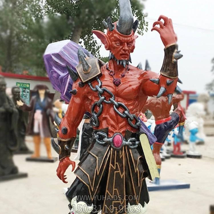 玻璃鋼戶外景區游戲動漫人物雕塑