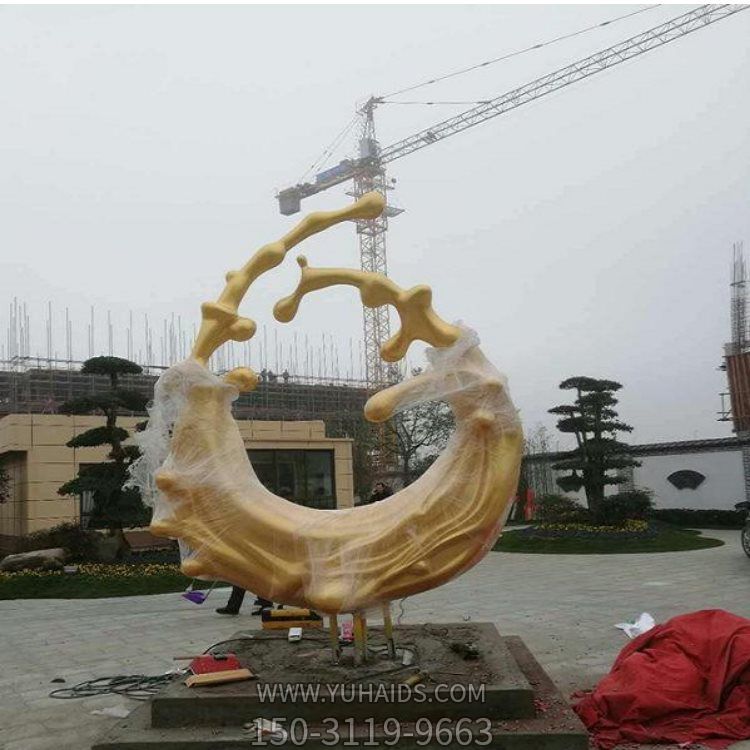 海浪浪花不銹鋼戶(hù)外 園林景觀雕塑擺件