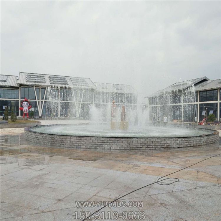 景區廣場裝飾流水噴泉水景石雕花缽雕塑