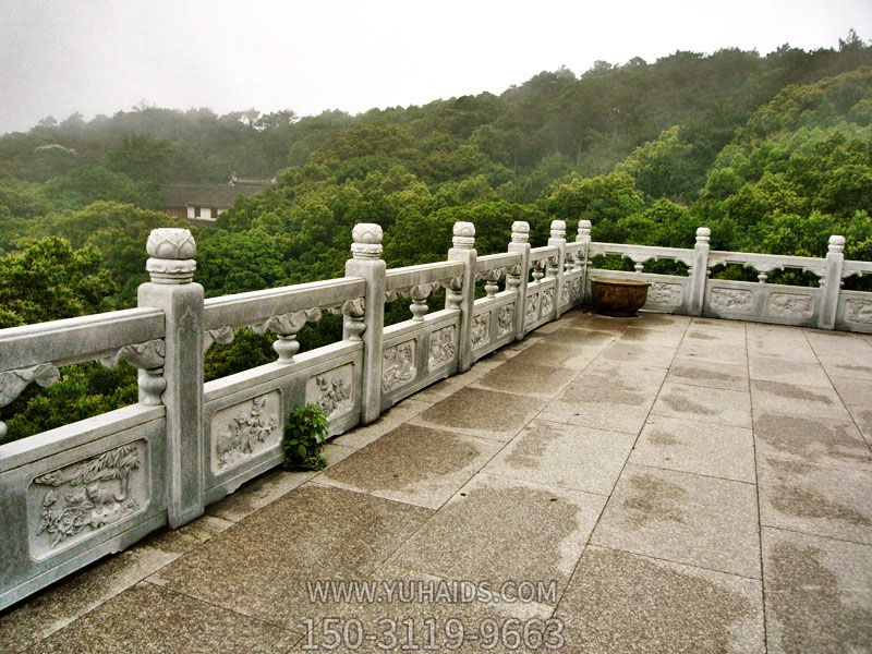 景區(qū)宮殿陽臺(tái)戶外大理石欄桿雕塑