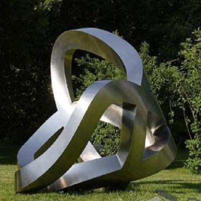 幾何不銹鋼戶(hù)外園林創(chuàng)意景觀擺件