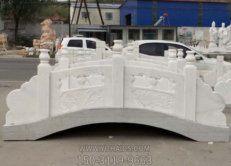 漢白玉小石橋園林景觀擺放裝飾品雕塑