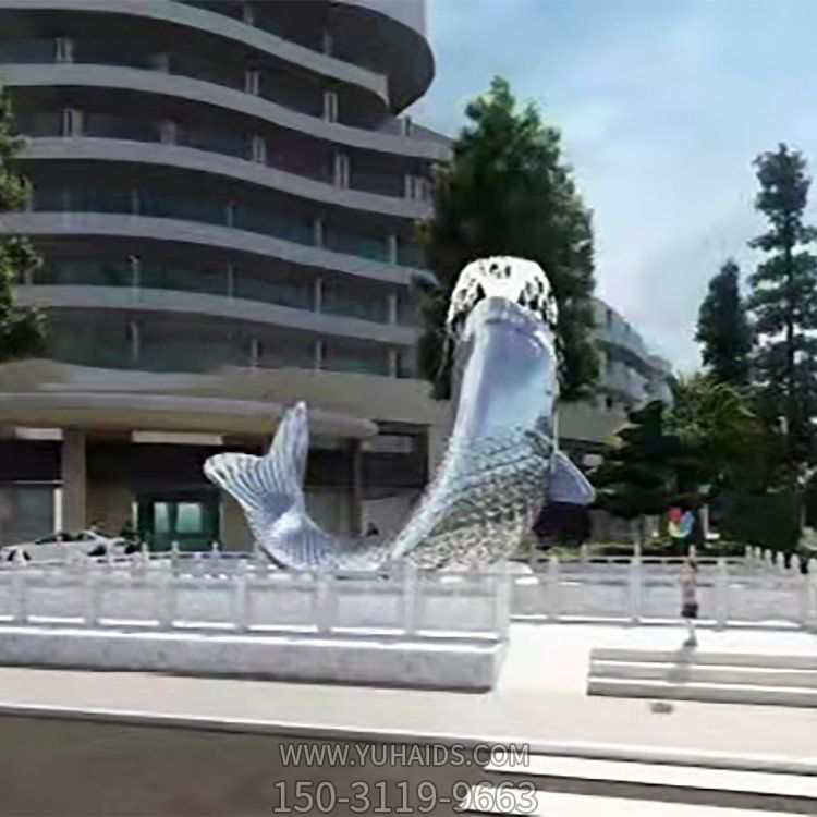 廣場戶外水景景觀擺件鯉魚雕塑