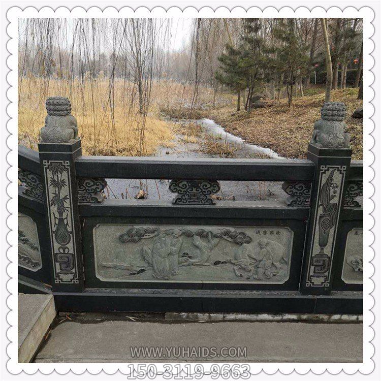 大理石圍欄護欄石雕戶外景區雕塑