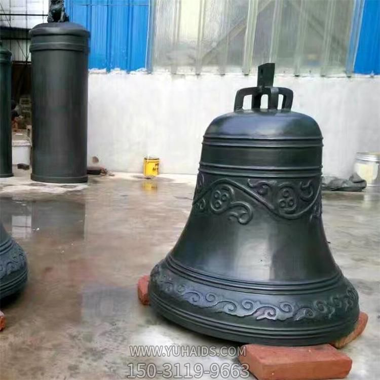 寺廟大型銅雕銅鐘雕塑