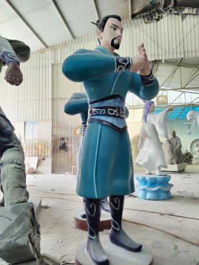 玻璃鋼李靖(哪吒的爸爸)雕塑