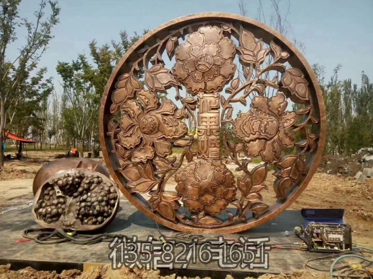 鍛銅浮雕景觀雕塑