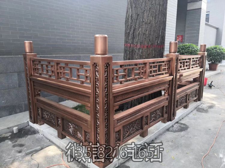 鍛銅欄桿扶手銅雕