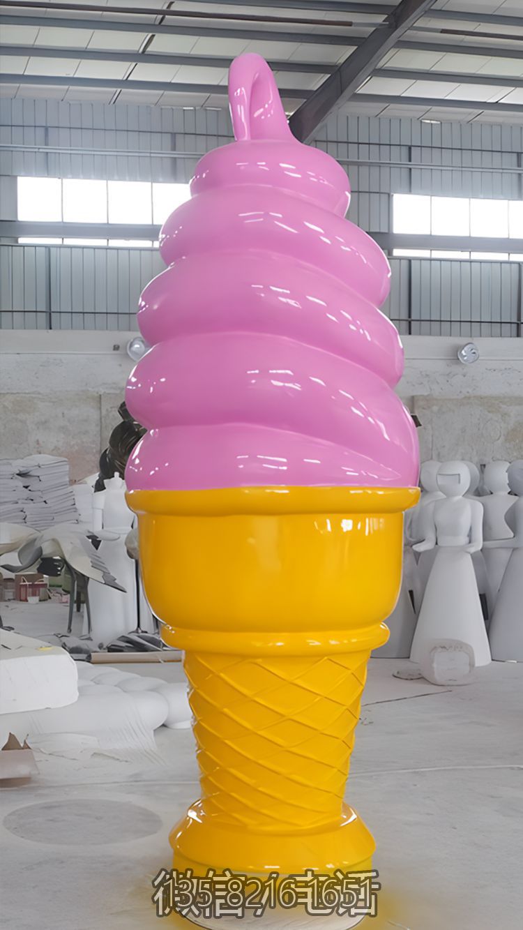 玻璃鋼冰淇淋雕塑擺件