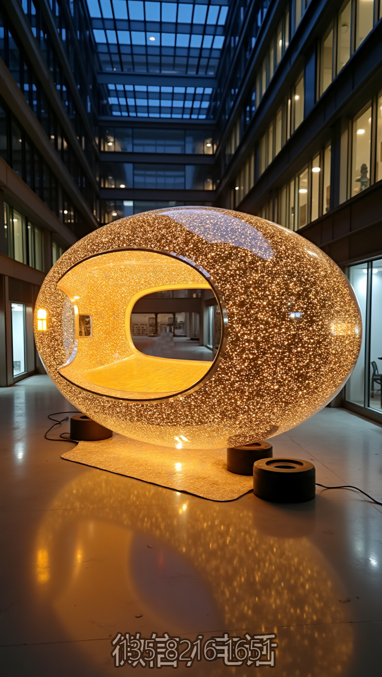 發光不銹鋼景觀雕塑