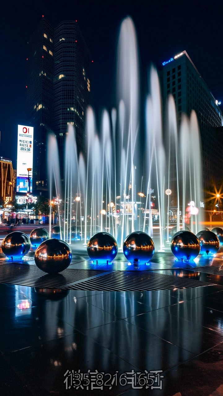 城市廣場鏡面不銹鋼球體