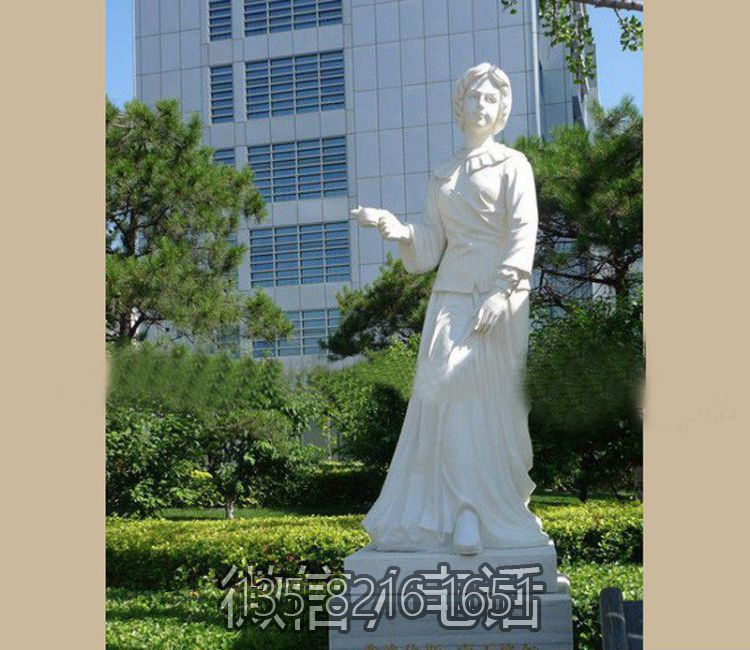 校園銅雕名人護理學家提燈天使弗洛倫斯·南丁格爾雕塑