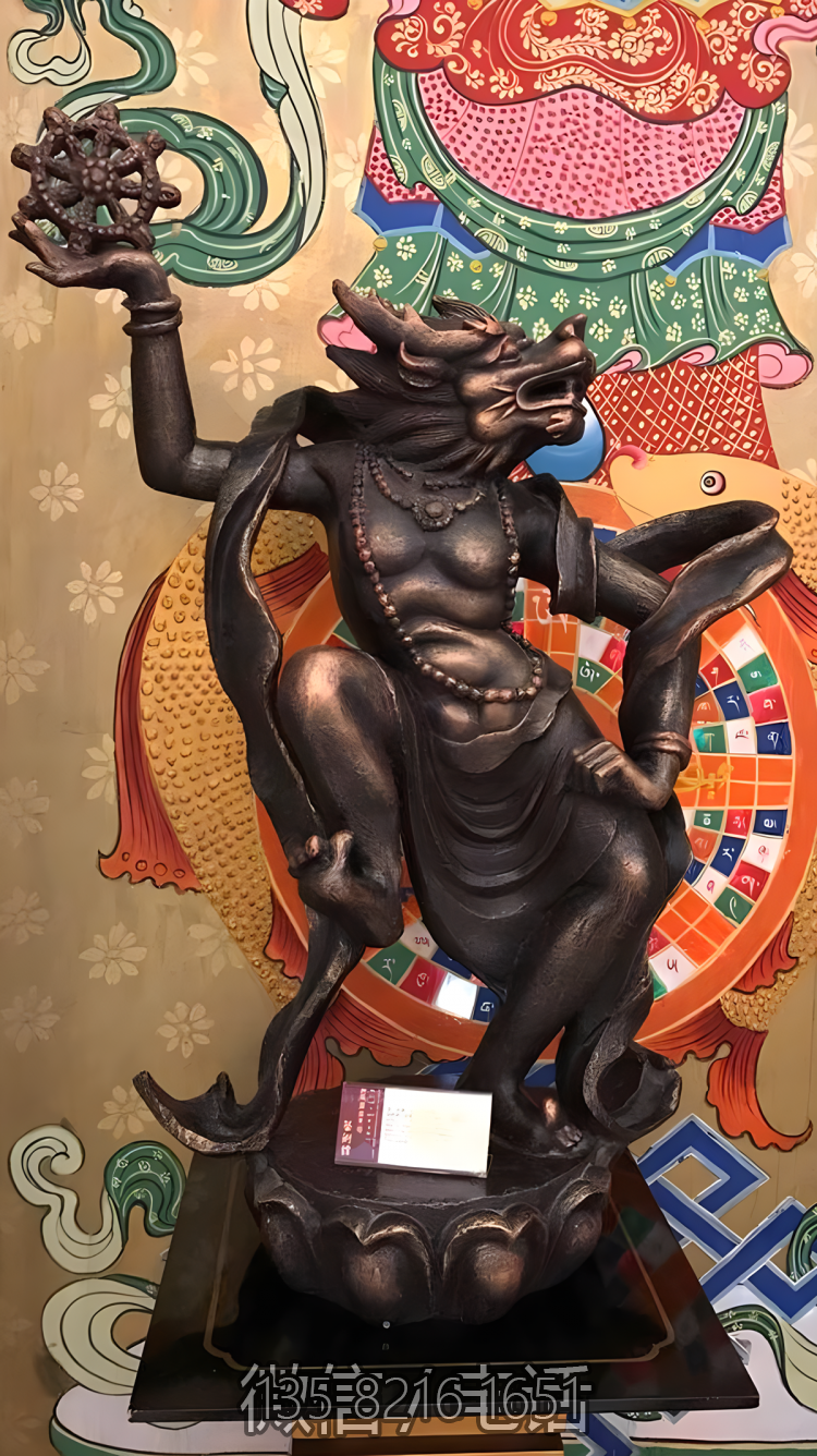 藏族十二生肖動物銅雕