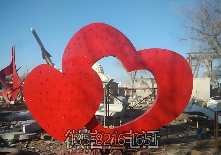 不銹鋼愛心雕塑