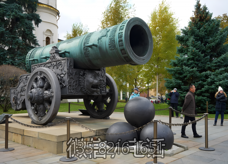 青銅仿真大炮雕塑