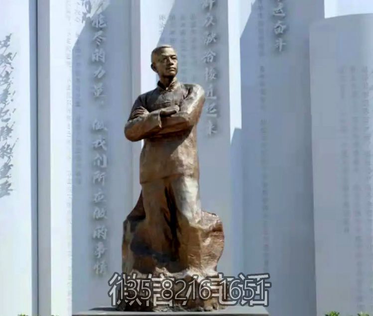 瞿秋白銅雕塑像