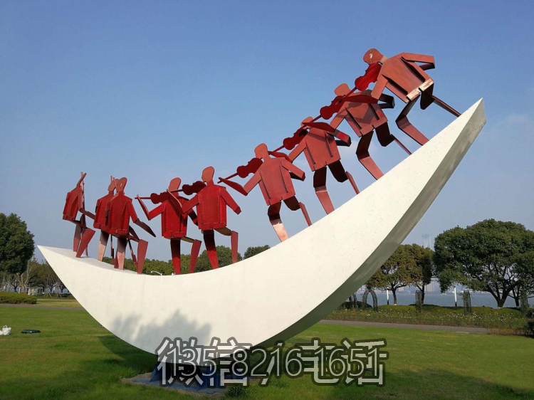 月光奏鳴曲不銹鋼景觀(guān)雕塑