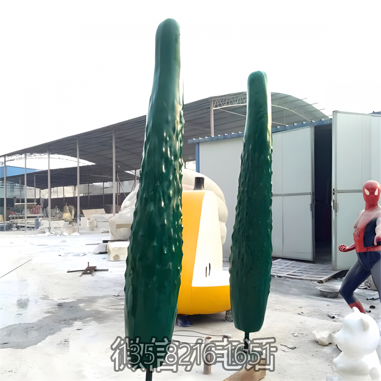 玻璃鋼仿真黃瓜雕塑
