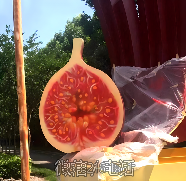 無花果玻璃鋼仿真水果雕塑
