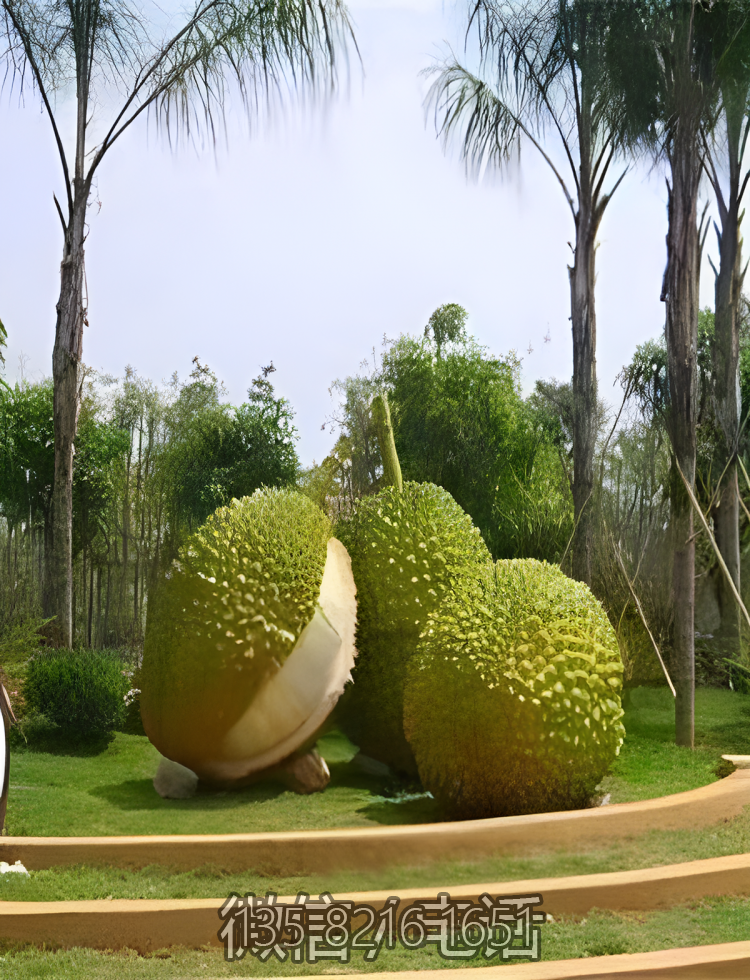 玻璃鋼仿真榴蓮雕塑