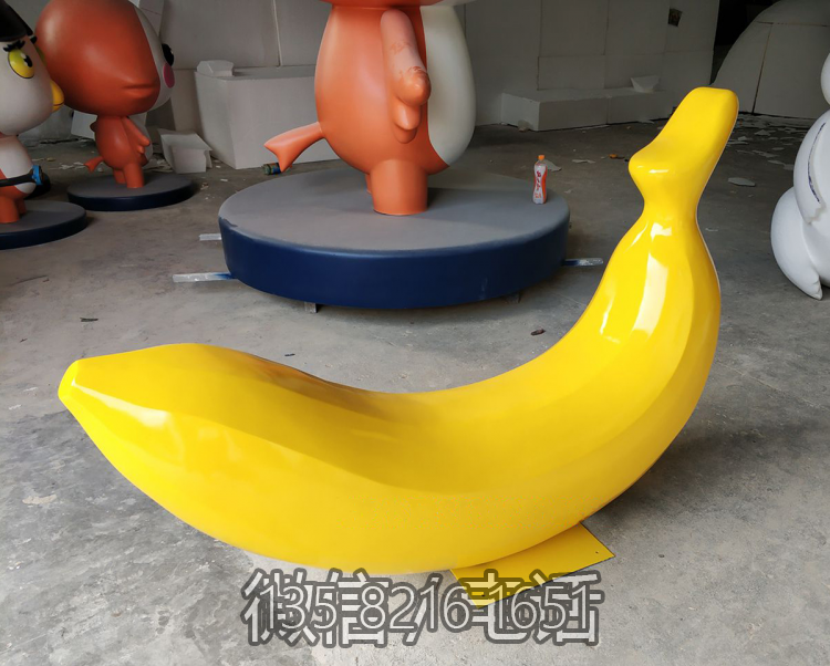 玻璃鋼仿真香蕉雕塑