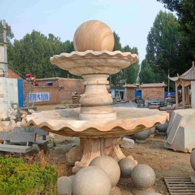 風水球石雕水缽