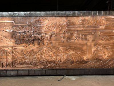 中國傳統文化浮雕壁畫裝飾墻