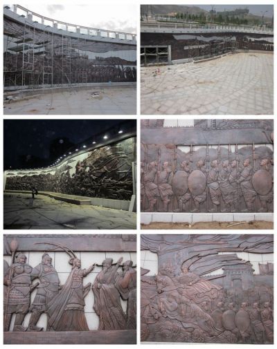 楊家將系列鍛銅浮雕壁畫