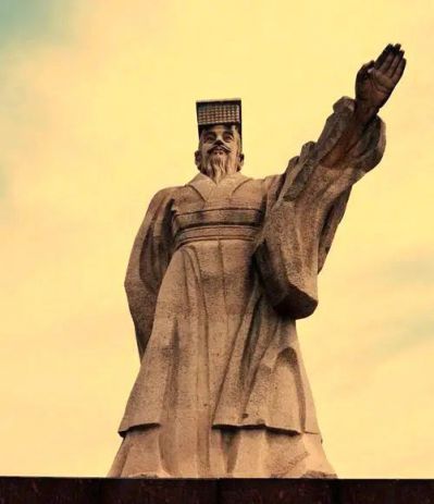 園林景觀大型景觀神話人物擺件軒轅氏雕塑擺件