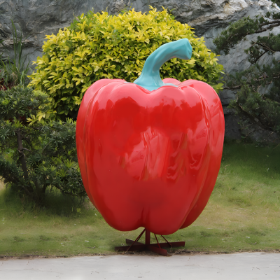玻璃鋼仿真辣椒雕塑