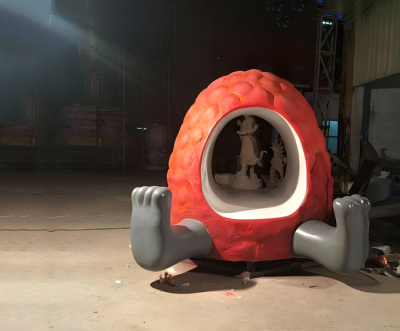 荔枝造型玻璃鋼創意雕塑