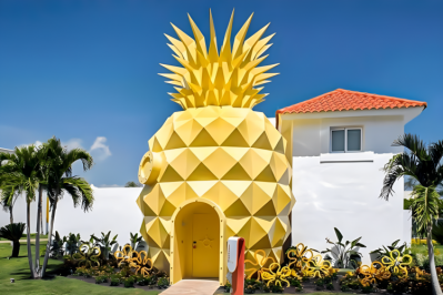 菠蘿造型大門門頭