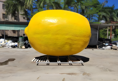 玻璃鋼仿真檸檬雕塑