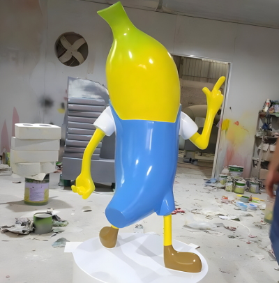 玻璃鋼香蕉公仔