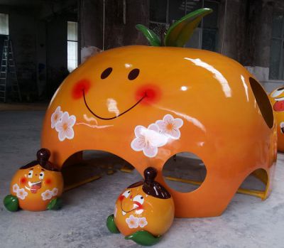 玻璃鋼杏子雕塑
